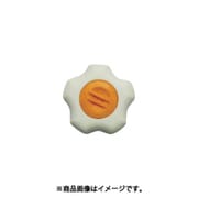 FIT-W-M8-O-5P [フィットノブ M8 本体/白 キャップ/橙 (5個入り)]