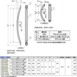 ヨドバシ.com - スガツネ工業 LAMP SOR-400S [アルミ製弓形ハンドルSOR