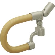 535985 [安寿アプローチ用手すり 可変付エンド手すり(高さ調節無) ライトブラウン]