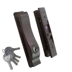 万能引違戸錠 ディンプルシリンダータイプ BJ-1 ブロンズ BJ-1-006