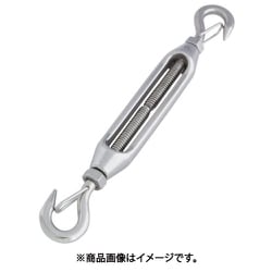 B-1353 [ステンレス 枠式ターンバックル外れ止め付(フック&フック) 2分5厘]