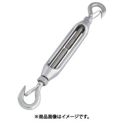 B-1354 [ステンレス 枠式ターンバックル外れ止め付(フック&フック) 3分]