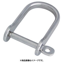 ステンレス ビッグ半丸シャックル 長さ66.5mm内幅34.5mm B-1630