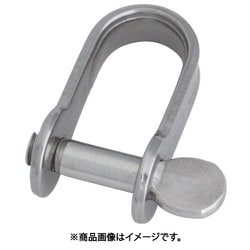 B-766 [ステンレス 板シャックル 長さ19mm内幅10mm]