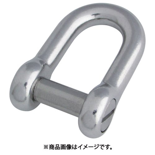 B-1486 [ステンレス ネジ止め沈みシャックル 長さ40mm内幅20mm]