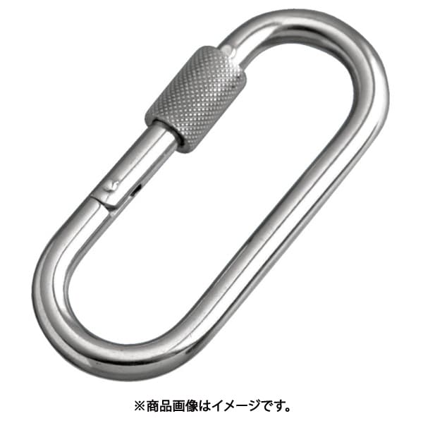B-2106 [ステンレス プチカラビナ(環付) 線径4mm長さ38mm]