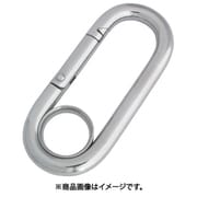 B-160 [ステンレス プチカラビナ(リング付) 線径5mm長さ58mm]
