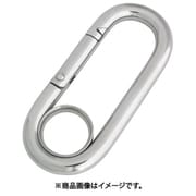 B-163 [ステンレス プチカラビナ(リング付) 線径10mm長さ90mm]
