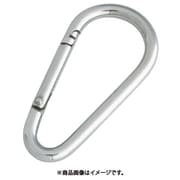 B-1972 [ステンレス ナス型カラビナ(環なし) 線径3mm長さ38mm]