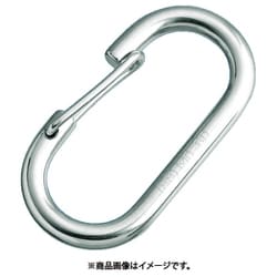B-2055 [ステンレス O型フック(ロープ用) 線径5mm長さ41mm]