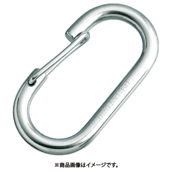 B-2055 [ステンレス O型フック(ロープ用) 線径5mm長さ41mm]