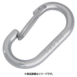 ステンレス O型フック(ロープ用)線径2mm長さ15mm B-2179