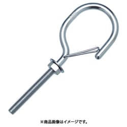 B-2256 [ステンレス ネットフック 捻子径M-6 全長115mm]