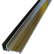 BA176B [波板用母屋枠見切付 2.4M ブロンズ]