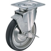 319S-RB200-BAR01 [Sシリーズオールステンレス自在SP付ゴム車200mm]