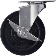315E-R125-BAR01 [オールステンレス E型自在 SP付 ゴム車125mm]
