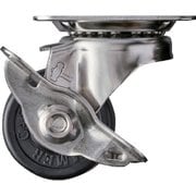 315S-RD50-BAR01 [オールステンレス S型自在 SP付 ゴム車50mm]