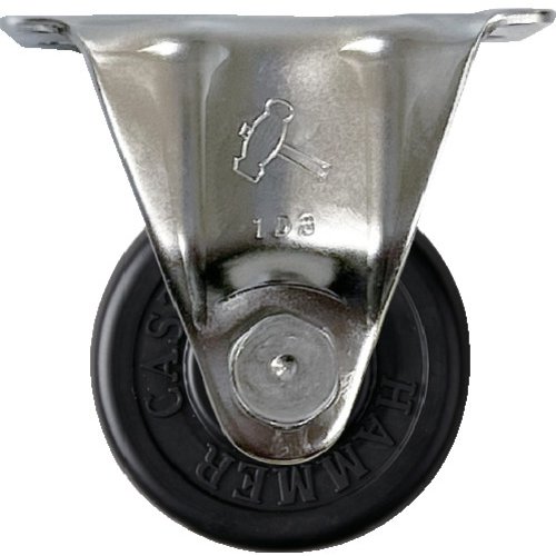 オールステンレス S型固定 ゴム車50mm 320SR-RD50-BAR01