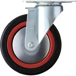 M型 自在 ゴム車B入り125mm 420M-RB125-BAR01