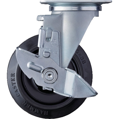 特殊鋼 熱処理金具 自在SP付 ゴムB車 125mm 413YS-FR125-BAR01