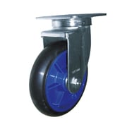 LR-150WJ-BK [低始動抵抗キャスター 旋回金具付 Φ150 黒]