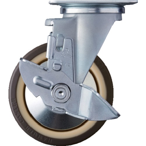 特殊鋼 熱処理金具 自在SP付 ウレタンB車 125mm 413YS-UB125-BAR01