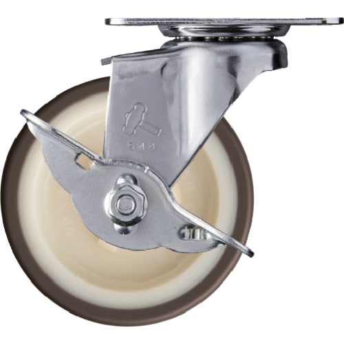 Eシリーズ自在ブレーキ付ウレタン車75mm 415E-UR75-BAR01