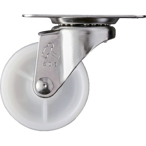Eシリーズオールステンレス自在ナイロン車50mm 320E-N50-BAR01