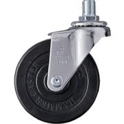 420A-30R75-BAR01 [A型 ねじ式 自在 ゴム車75mm M12XP1.25XL14]
