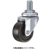 420A-R32-BAR01 [A型 ねじ式 自在 ゴム車32mm UNF3/8XL14]