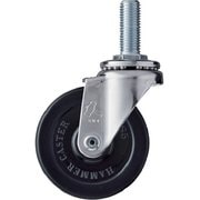 420EA-R85-BAR01 [E型 ねじ式 自在 ゴム車85mm M16XP2.0XL40]