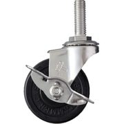 315EA-R65-BAR01 [EAシリーズオールステンレス自在SP付ゴム車65mm]