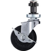 4152EN-R75-BAR01 [E型パイプ差し込み38mm用 自在SP付 ゴム車75mm]