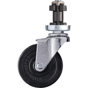 4202EN-R75-BAR01 [E型 パイプ差し込み38mm用 自在 ゴム車75mm]