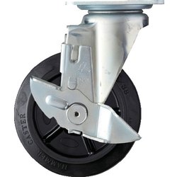 静シリーズ S型自在 SP付 ゴム車B入り150mm 413BBS-FR150-BAR01