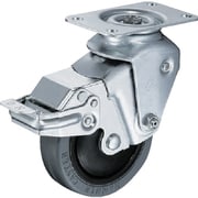 935BBE-FR100-23-BAR01 [クッションキャスター 自在SP付 ゴム車 線径2.3mm]
