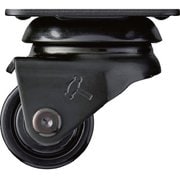 550P-BN238-BAR01 [低床式 中荷重 自在 双輪 ナイロン車 38mm]