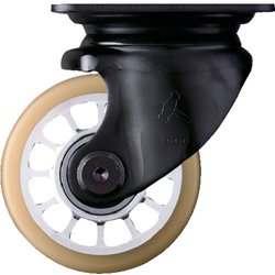 低床式 重荷重用 自在 ウレタン車B入り75mm 540S-BAU75-BAR01
