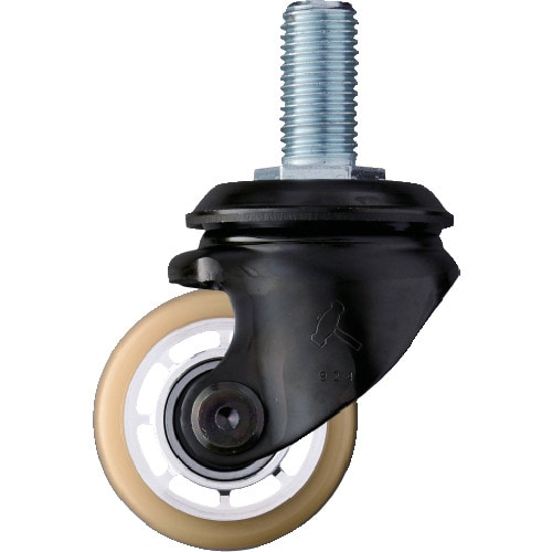 低床式重荷重用ねじ式ウレタン車B入り65mm M20XP2.5 540SA-BAU65-BAR01