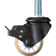 545SA-BAU75-BAR01 [低床式重荷重用ねじ式SP付ウレタン車B入り75mmM20XP2.5]