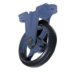 鋳物製金具付ゴム車輪150MM AU-150