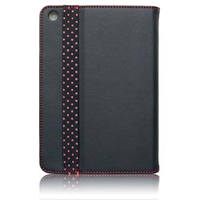 iPad Air用 レザーロールスタンドケース ブラック BI-IPADAIRFLRO/BK