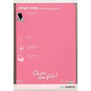 iPad mini Retina ブックスタンドケース DASH FOLIO SLIM ピンク XIMI2DFS03