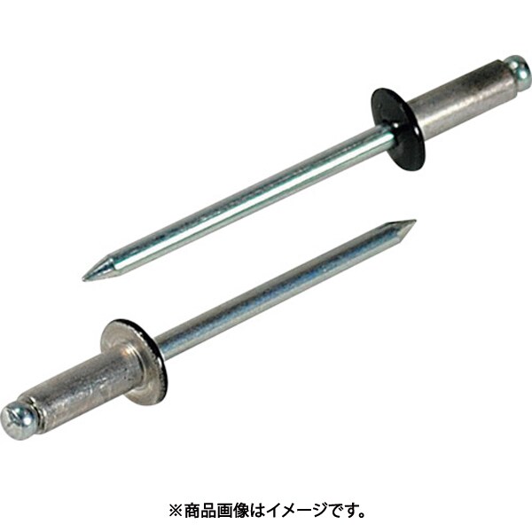 カラーリベット ブラック 4-3 1000本入り CNSA43B