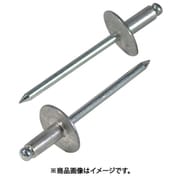 NSA6-10LFEB [ラージフランジブラインドリベット(100本入) アルミ/スティール]