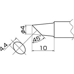 T20-BCF4 [こて先 4BC型 面のみ]