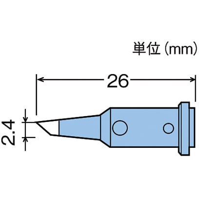 GP-510RT-2.4C [替こて先2.4C型GP510用]