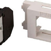 VOL-5OCKSA(W)-JPN [Cat5e RJ45ジャック + JISプレート用アダプタ]