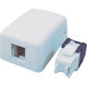 VOL-SMB-1TK6 [Cat6 RJ45ジャック + 露出型アウトレット(1ポート用)]