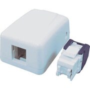 VOL-SMB-1TK6 [Cat6 RJ45ジャック + 露出型アウトレット(1ポート用)]